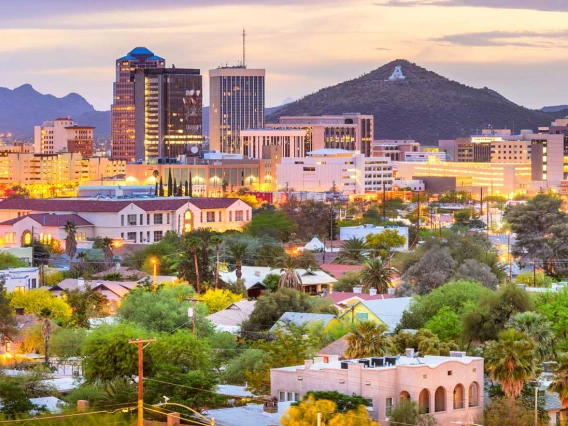 Skyline of Tucson Arizona