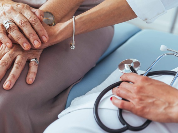 Doctor giving patient ethical medical advice