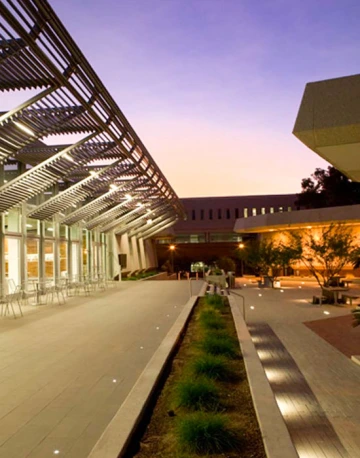 Law college courtyard