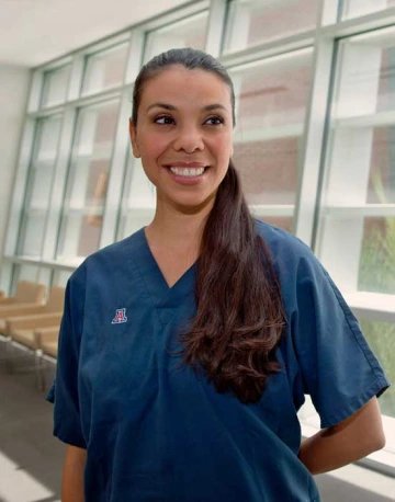 Nurse in scrubs