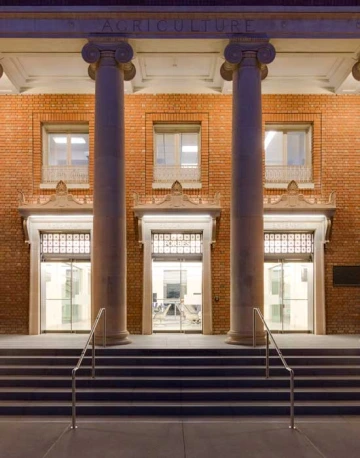 University of Arizona Forbes building front steps