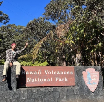 Jhulian at Hawaii Volcanoes National Park