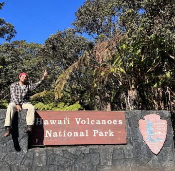 Jhulian at Hawaii Volcanoes National Park