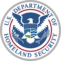 US department of Homeland Security Seal