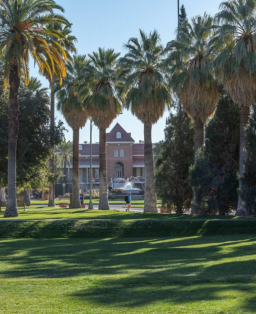Old main on University of Arizona campus